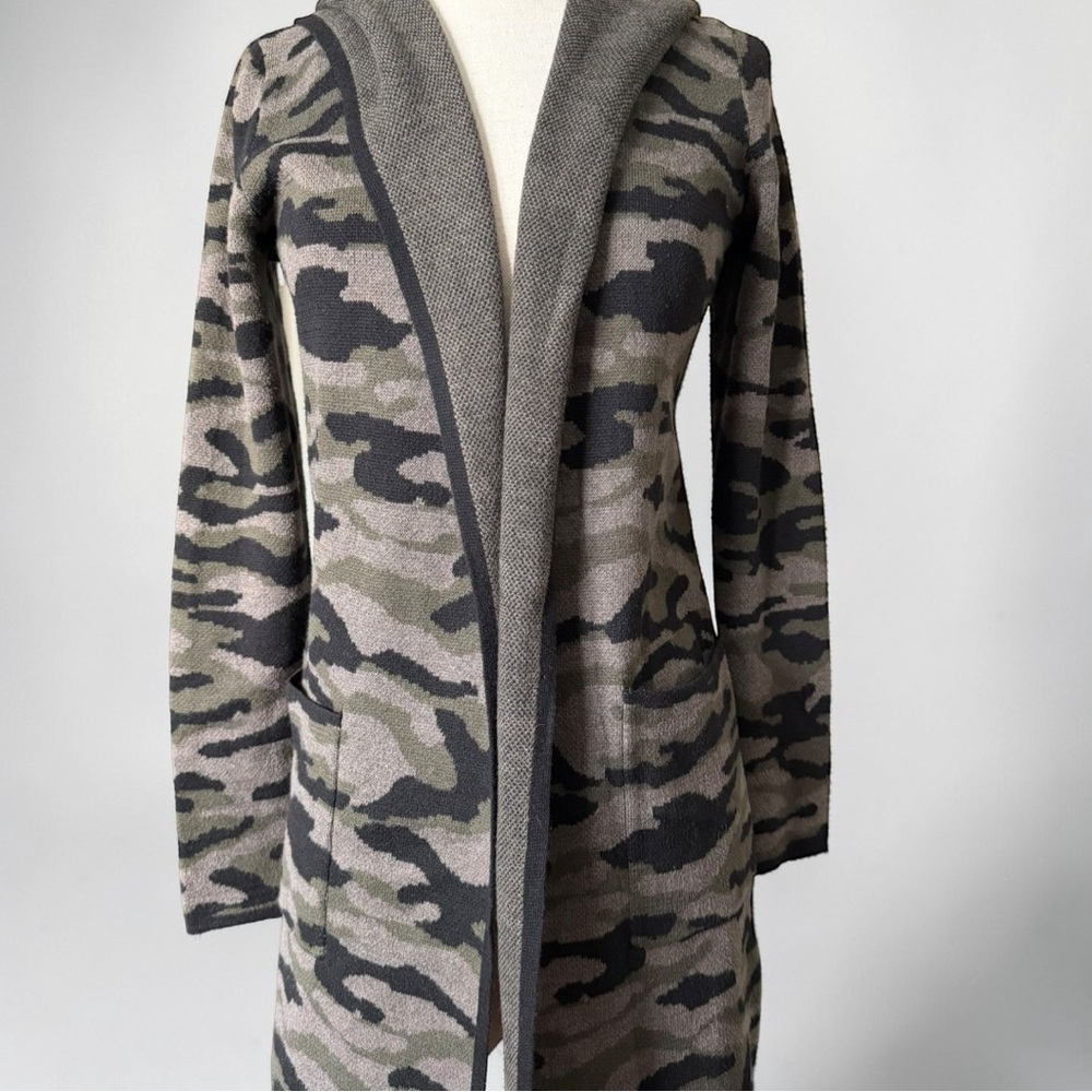 Rachel Zoe Camo Hooded Cardigan – Sz xs